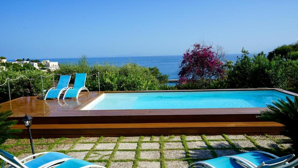 Villa Amalu Capri Piscina E Giardino Екстериор снимка